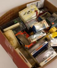 TWO LARGE BOXES OF EMPTY TOY CAR BOXES