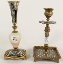 VASE AND CANDLESTICK