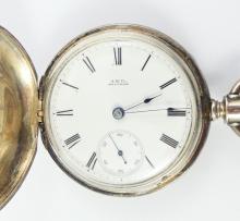 RARE SILVER WALTHAM WATCH