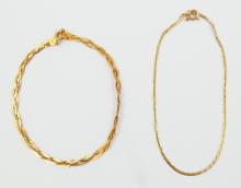 2 GOLD BRACELETS