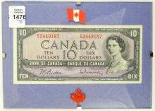 2 CANADIAN $10 NOTES