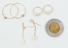 3 PAIRS EARRINGS