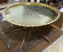 IRANIAN BRASS COFFEE TABLE