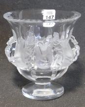 LALIQUE CRYSTAL VASE