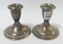 BIRKS STERLING CANDLEHOLDERS