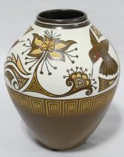 LEIGH SMITH TALKING EARTH POTTERY VASE