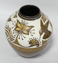 LEIGH SMITH TALKING EARTH POTTERY VASE