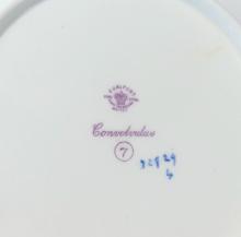 HAND-PAINTED COALPORT DESSERT PLATES