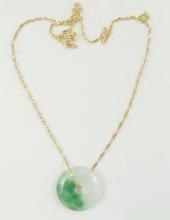 JADE & GOLD NECKLACE