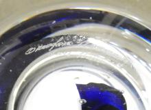 ORREFORS "METEOR" SWEDISH ART GLASS VASE