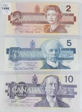 SET CANADIAN CURRENCY