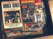 4 BOX LOTS OF SPORTS EPHEMERA