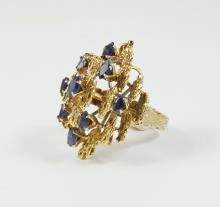 UNIQUE SAPPHIRE RING