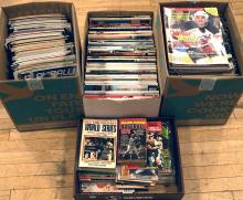 4 BOX LOTS OF SPORTS EPHEMERA