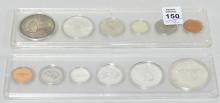 TWO 1967 CANADIAN SILVER MINT SETS