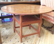 RARE 19TH CENTURY KITCHEN TABLE/CHAIR