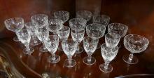 EDINBURGH AND LEITH "GLENSHEE" CRYSTAL STEMWARE