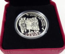 2 CANADIAN FINE SILVER COINS - 1 STERLING COIN