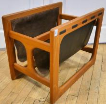 DANISH TEAK MAGAZINE RACK