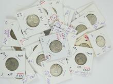 29 CANADIAN SILVER QUARTERS