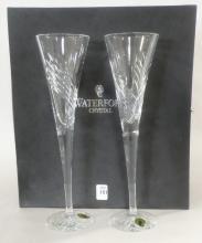 WATERFORD "BEGINNINGS" CHAMPAGNE FLUTES