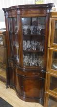 WHITE FINE FURNITURE MAHOGANY CORNER CABINET