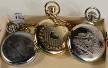 THREE POCKET WATCHES