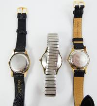 3 MEN'S WRISTWATCHES