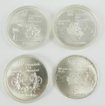 CANADIAN OLYMPIC SILVER COINS