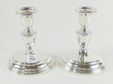 PAIR OF BIRKS STERLING CANDLEHOLDERS