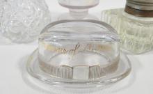 FOUR PIECES OF ANTIQUE GLASS