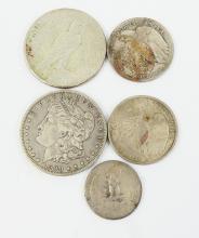 5 U.S. SILVER COINS