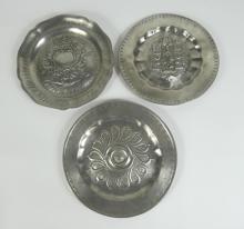 10 PEWTER CHARGERS