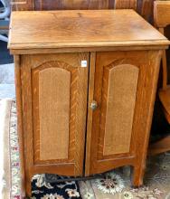 OAK SEWING WORK TABLE