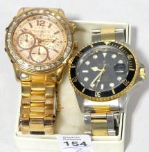 TWO MEN'S WRISTWATCHES