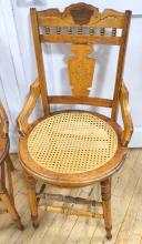 PAIR ANTIQUE SIDE CHAIRS