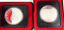 2 CANADIAN SILVER DOLLARS