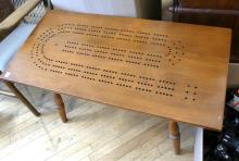 VILAS MAPLE CRIBBAGE TABLE