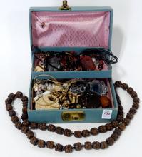 BEADED AND HARDSTONE NECKLACES