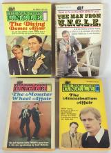 FOUR BOOKS "THE MAN FROM U.N.C.L.E."