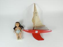 TOY BOAT & DOLL