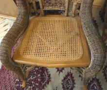 VICTORIAN WICKER ROCKING CHAIR