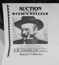 ANTIQUE BOX WITH ORSON WELLES PROVENANCE