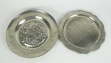 8 PEWTER CHARGERS