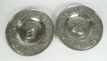 8 PEWTER CHARGERS
