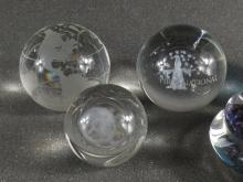 PAPERWEIGHTS & CRYSTAL BALLS