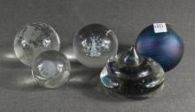 PAPERWEIGHTS & CRYSTAL BALLS