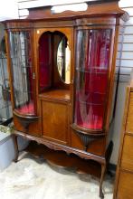 EDWARDIAN DISPLAY CABINET