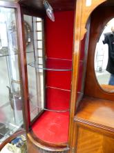 EDWARDIAN DISPLAY CABINET