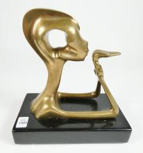 GILDED BRONZE SCULPTURE